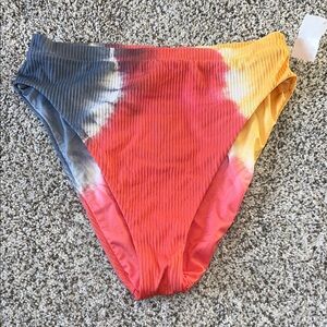 NWT Soluna Swim Tie-Dye Bikini Bottoms
